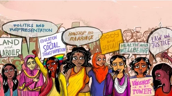 Indian feminism: भारतीय नारीवाद - दुर्गेश साठवणे